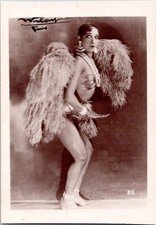 u Josephine Baker Pernod Colonial Exposition Card French nude original 30s photo