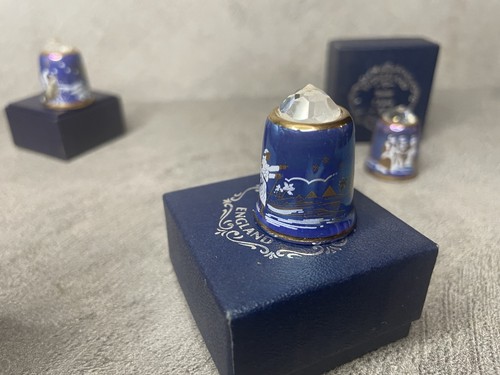 Sutherland Bone China Fingerhüte, Weihnachtskrippe Weise Männer Hirten x 3 - Bild 14 von 22