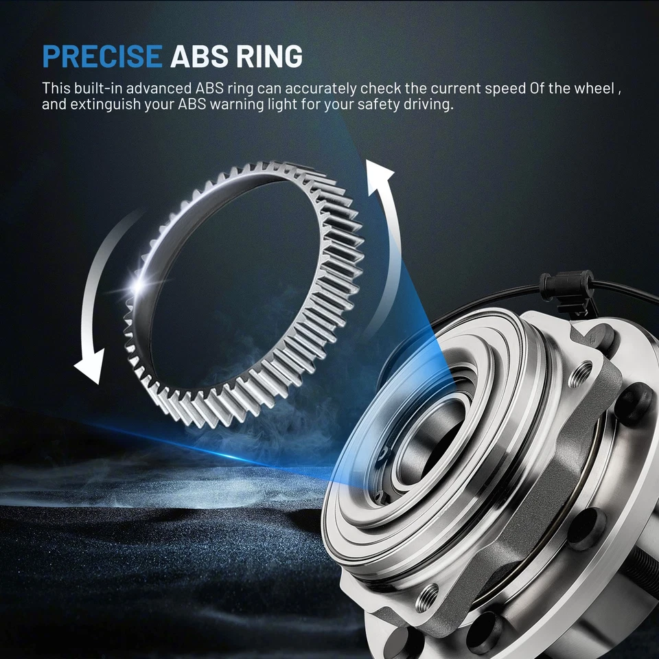 4WD Front Wheel Hub Bearing & Assembly For 05-10 Ford F-350 F-250 Super Duty SRW - Image 4 of 4