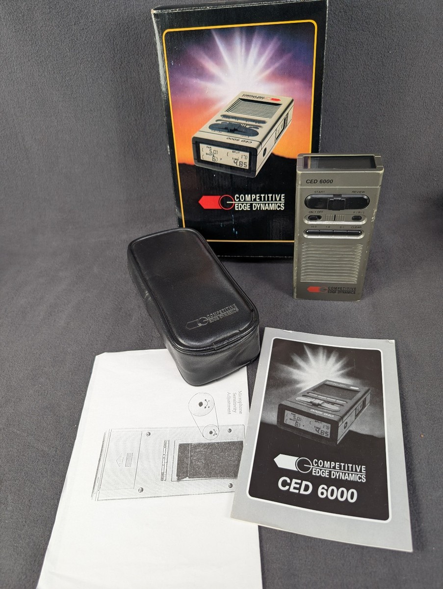 Competitive Edge Dynamics CED 6000 Shot Timer W/Original Box,Case