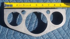 Wow 50s 60s Nos Eelco Big Hole In Center Aluminum Gauge Panel Hotrod Jot Horne