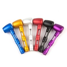 Metal Pipe Smoke Glass Pipes Zinc Alloy Tobacco Herb Smoking Pipes With Gift Box