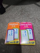 School Zone Addition and Subtraction 0-12 Flash Cards - Homeschooling