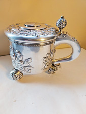 BIERKRUG - HUMPEN SILBER 830 SCHWEDEN Münze Karl XII - 1697 - 1718 - König 896g.