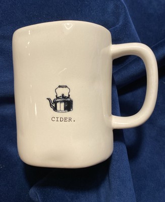 Rae Dunn CIDER. Mug Coffee Tea Kettle Apple Cider Retired ARTISAN Collection!!
