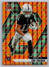 2025 Panini Mosaic #218 Tre Tucker Mosaic Orange #/199