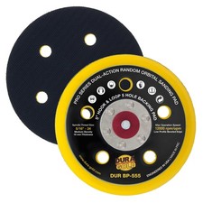 5" Hook  Loop DA Backing Plate Pad, 5 Hole Pattern, Auto Sanding Polishing Pad