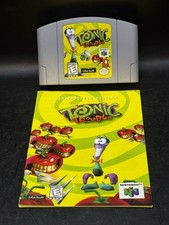 Tonic Trouble (Nintendo 64, 1999) Authentic N64 Game- Cartridge & Manual Tested