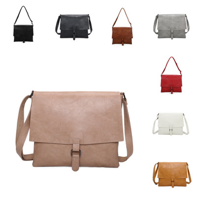 Damen Leder Umhängetasche Schultertasche Damen Umhängetasche Handtasche mit langem Riemen