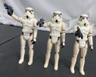1977 Star Wars Stormtroopers Complete with blasters - Lot of 3. Kenner Vintage