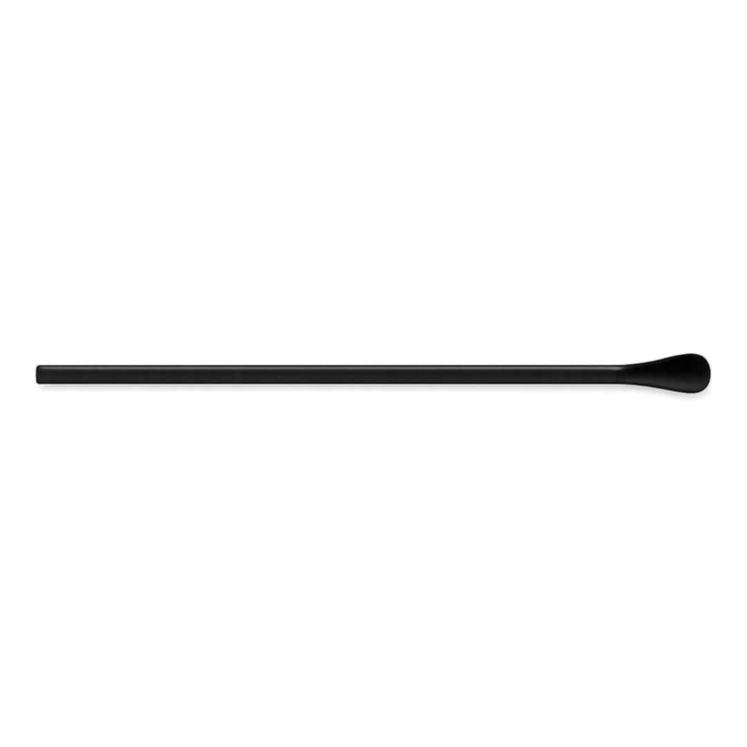 Biodegradable Black Straws Spoon 21cm Bar Paddles Granita Poloplast 250pcs