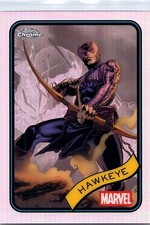 2025 Topps Chrome Marvel Refractor #133 Hawkeye