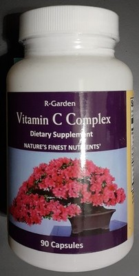 R-Garden Vitamin C Complex 90 Capsules Expires 5/2027. Brand New Sealed