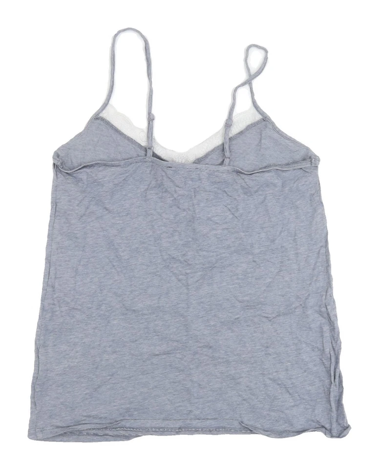 New Look Maternity Blue Camisole with Lace Accents Size 8 - Image 2 of 4