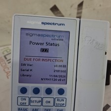 Baxter Sigma Spectrum 8.00.05 w/o Battery Infusion Pump