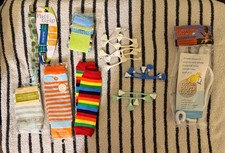 Cloth Diaper Accessories Lot   BumGenius Sprayer  Wipes, Litewrap Covers, Pail.
