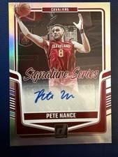 2024-25 Panini Donruss - Signature Series Pete Nance #SS-PNC (AU, RC)