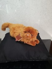 Vintage 1990 Avanti Applause Orange Persian Cat Plush 14"Lying Down NOS RARE