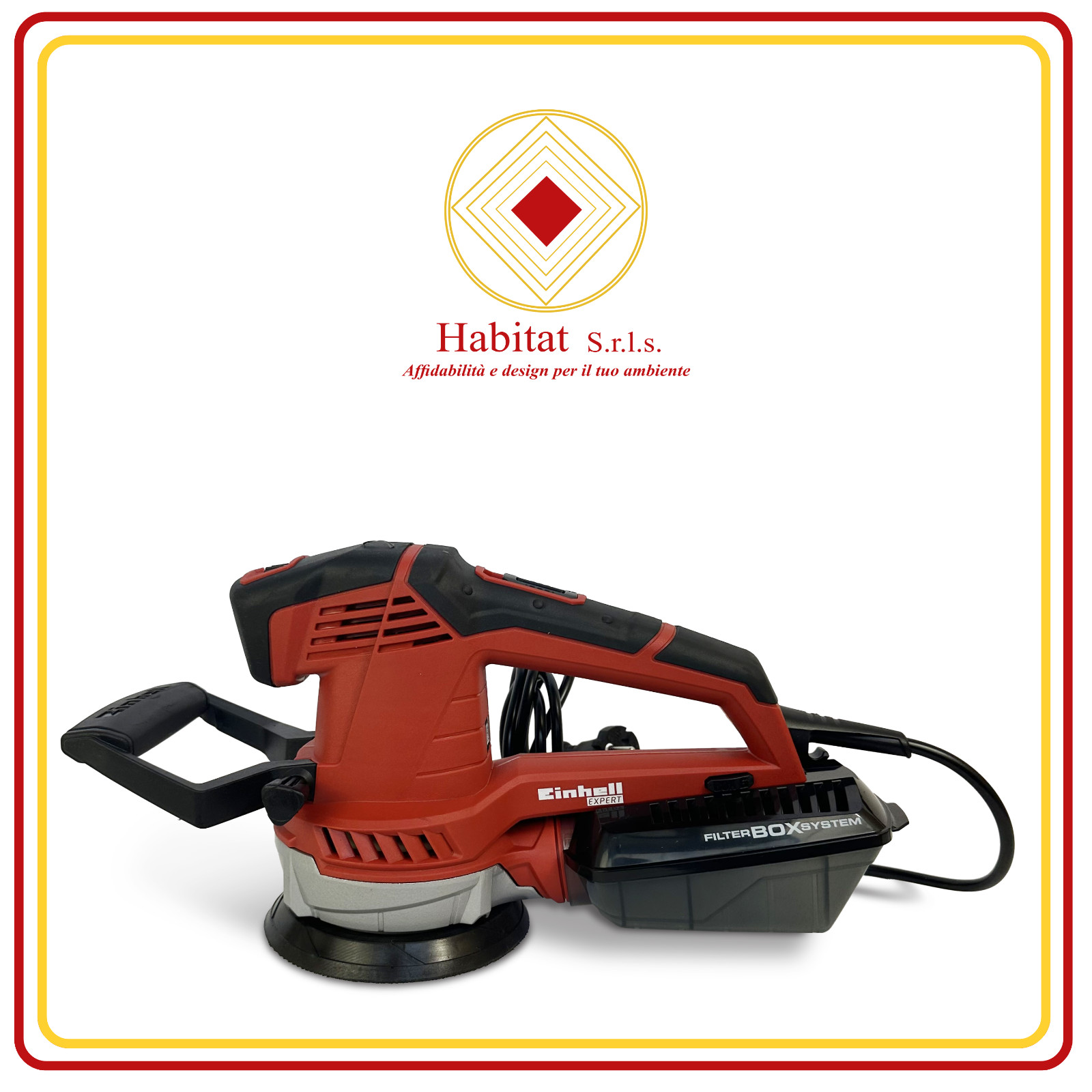 Einhell TE-RS 40 E Levigatrice Roto-Orbitale Professionale 125mm
