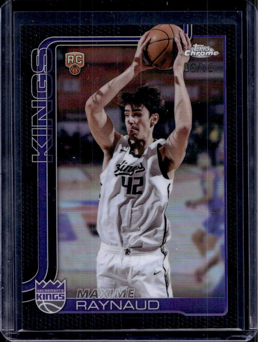 Maxime Raynaud 2025-26 Topps Chrome #293 Rookie Black Refractor /10