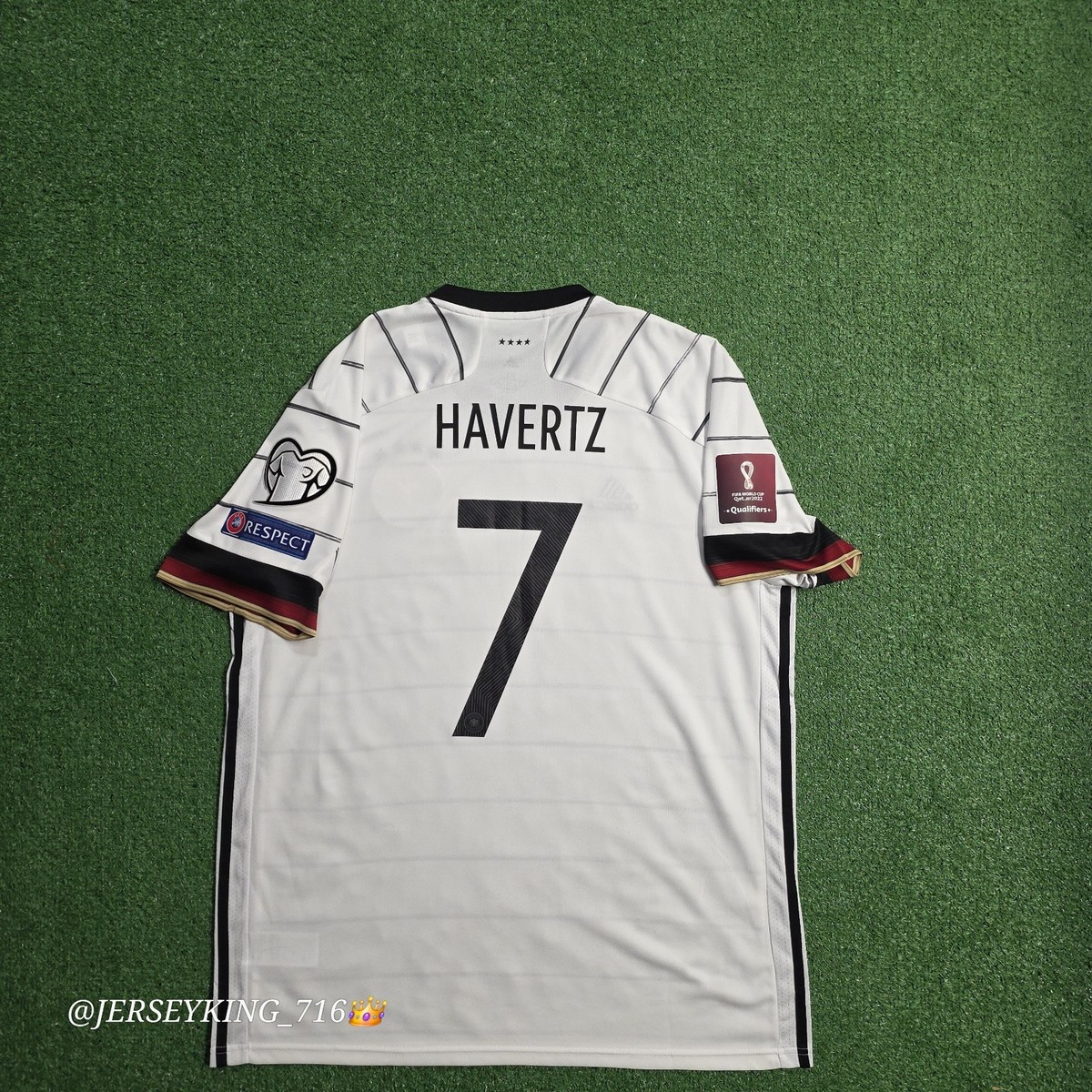 Adidas Germany DFB Kai Havertz #7 2020/21 Home Jersey XL WC 2022