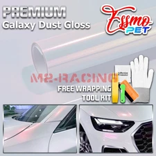 ESSMO PET Galaxy Dust Gloss White Red Auto Car Vehicle Vinyl Wrap Decal Sticker