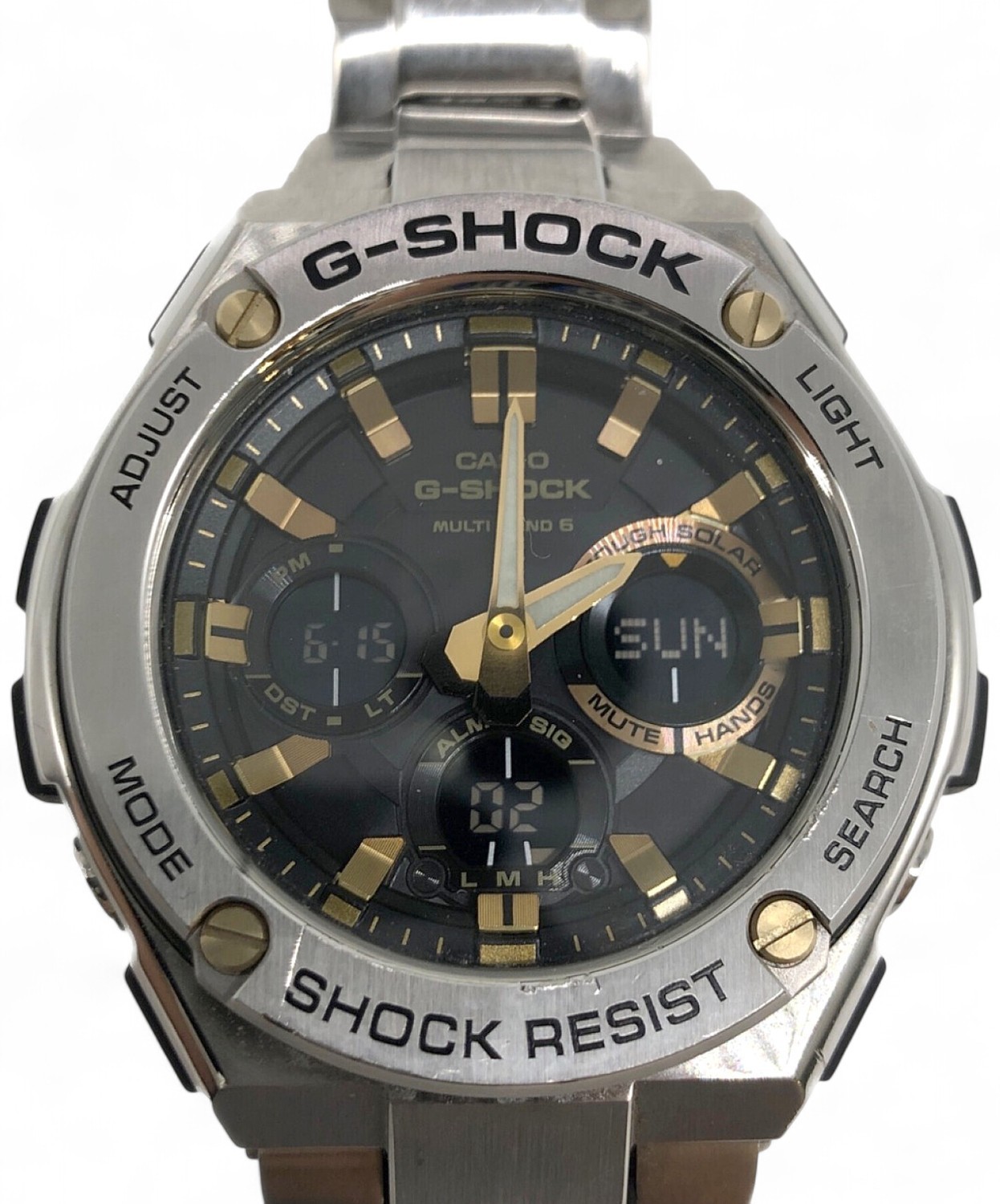 CASIO GST-W110D Black Silver Authentic Men's Watch 5333