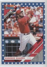 2019 Panini Donruss Independence Day Eugenio Suarez #124 hv1