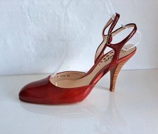 Carriere Ruby Red Patent Leather Heels