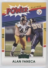 2021 Panini Contenders Power Players Emerald Alan Faneca #PP-AFA HOF 0yr1