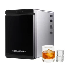 LUXECUBE Luxury Ice Maker – 115V AC Large Cocktail Ice Machine, Produces 9 Cryst