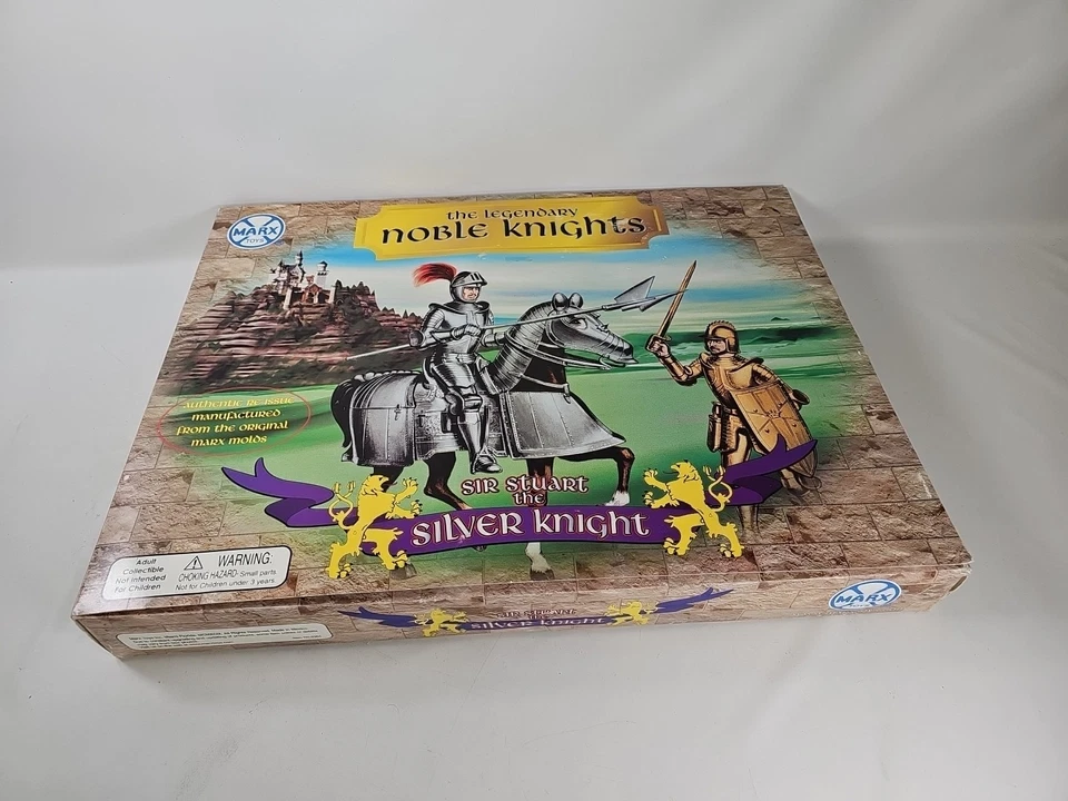 Juguetes Marx Caballero de Plata Sir Stuart Reproducción - Los Caballeros Nobles Legendarios Foto 2 de 4