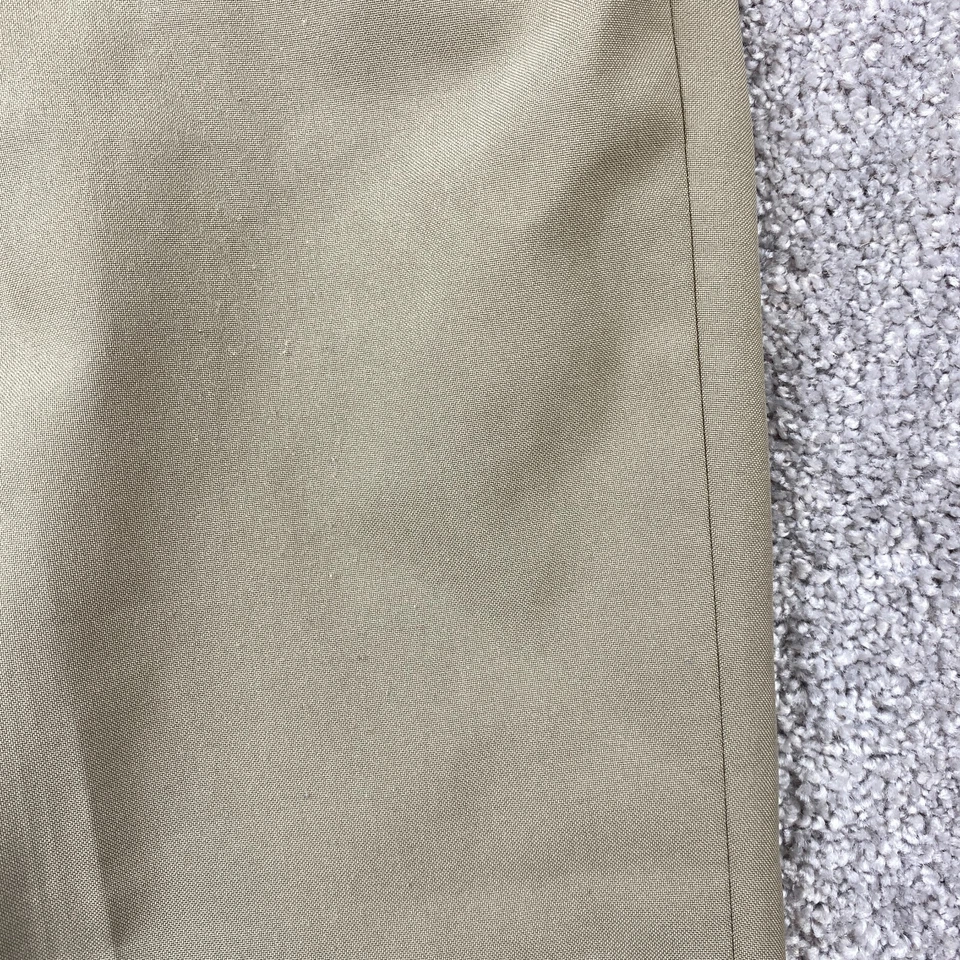 John Blair Dress Pants Men's Size 44 Khaki Pleated Front Slash Pocket Polyester - Image 4 of 4
