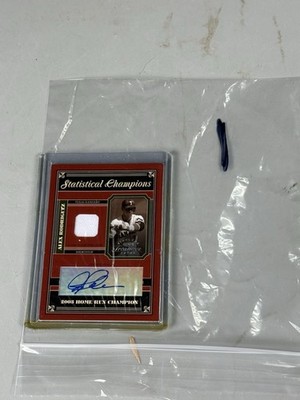 2004 Donruss Statsitcal Champion Jersey Auto Alex Rodriguez G63