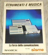 STRUMENTI  E MUSICA RIVISTA DI MUSICA E STRUMENTI  MUSICALI N°10   1989