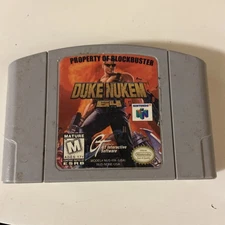 Duke Nukem 64 (Nintendo N64, 1997) 100% Authentic TESTED
