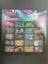US Stamps 2023 Life Magnified5 Sheets of 20 / A total of 100