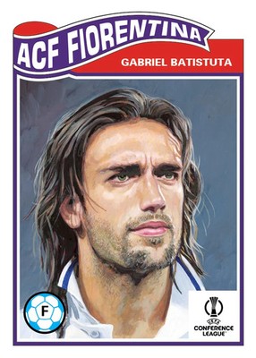 Topps UCL Living Set - Card 888 - Gabriel Batistuta - ACF Fiorentina