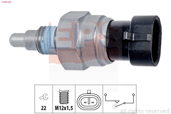 Schalter RüCkfahrleuchte EPS 1.860.323 FüR Chevrolet Corsa Opel Captiva C140 G09-image