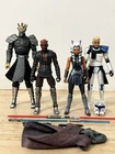 Star Wars Vintage Collection Clone Wars Darth Maul Ahsoka Captain Rex Lot of 4