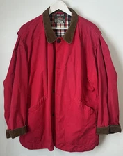 Greatland Apparel VTG Chore/barn Coat Flannel Lined Red Unisex Size Large