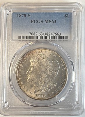 1878-S   MORGAN DOLLAR  PCGS  MS63
