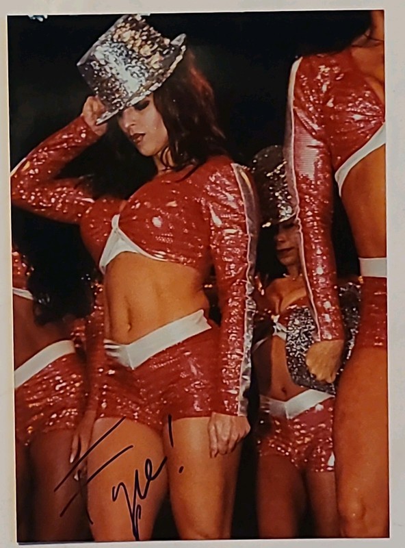 NITRO GIRL FYRE TERI BYRNE signed 5 X 7 photo WCW WWE pro wrestling autograph