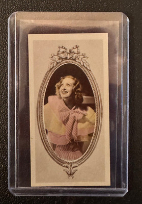 1934 Godfrey Phillips Stars of the Screen Tobacco Card Joan Crawford #18 HOF