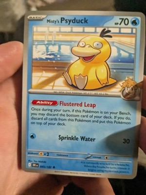 Misty's Psyduck #045/182 SV Destined Rivals Uncommon Pokemon 2025