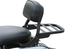Schienalino basso nero portapacchi per Suzuki Intruder M VZ1800 Boulevard M109R