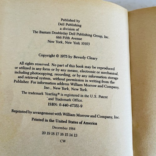 Vintage Children's "Ramona The Brave" Beverly Cleary Alan Tiegreen Hardcover - Picture 7 of 16