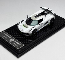 GB FA 1:64 White Jesko Super Racing Sports Model Diecast Resin Car