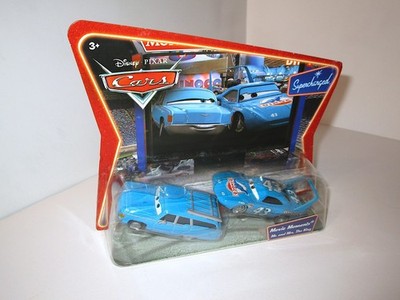 2000s Disney Pixar World Of Cars Mr. & Mrs. King Movie Moments Set Supercharged