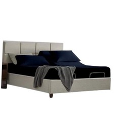 Flex Top King Sheets for Sleep Number Bed - Ultra Top Split King 34" Navy Blue